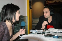 Federico Sartori, membro dello staff del Festival, intervistato da Radio Capodistria